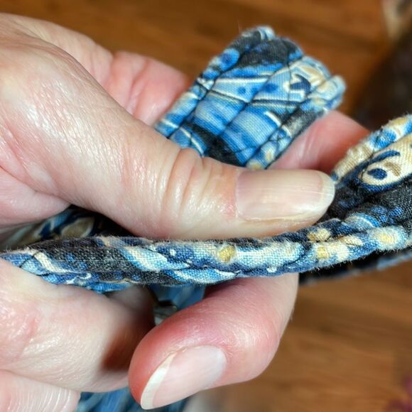 Very Bradley Shoulder Tote Bag, Blue - Picture 8 of 8